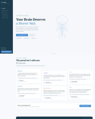 Neurologist Booking Website Template