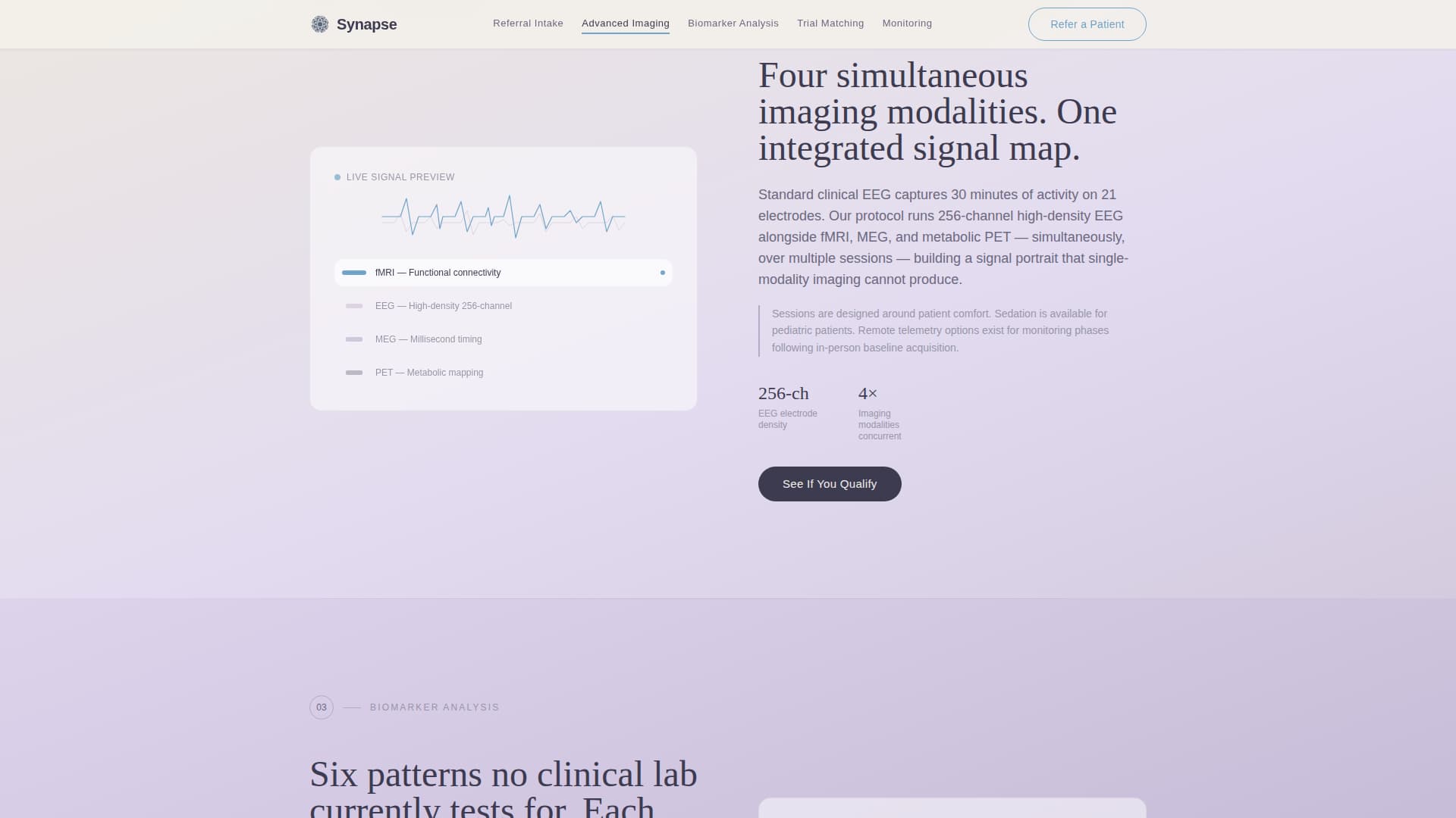 Synapse - Trusted Neurologyresearch Landing Page Template