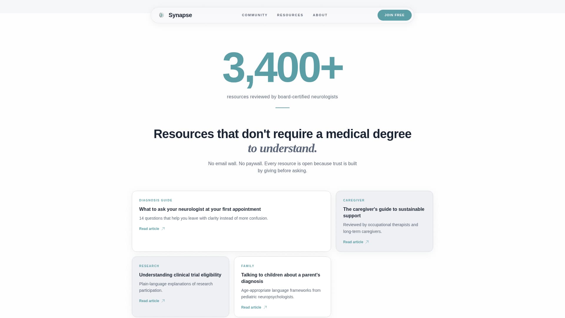 Neurology Medicine Professional Website Template