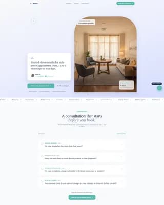 Neurology Medicine Reviews Website Template