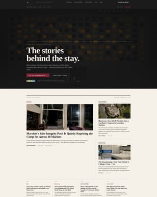 Lobby - Authoritative Hospitality Landing Page Template