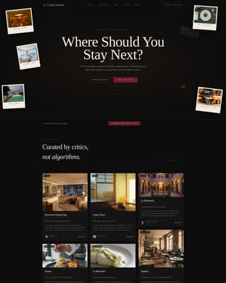 Concierge - Luxe Hospitality Landing Page Template