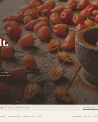 Capsaicin - Handcrafted Hotsauce Landing Page Template