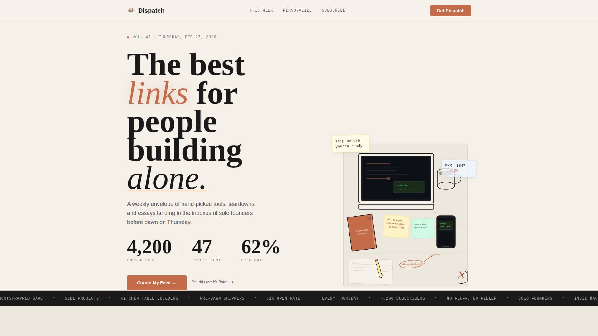 Indie - Premium Hacker Landing Page Template