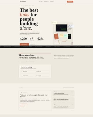 Indie - Premium Hacker Landing Page Template