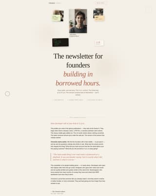Indie - Highconverting Hacker Landing Page Template