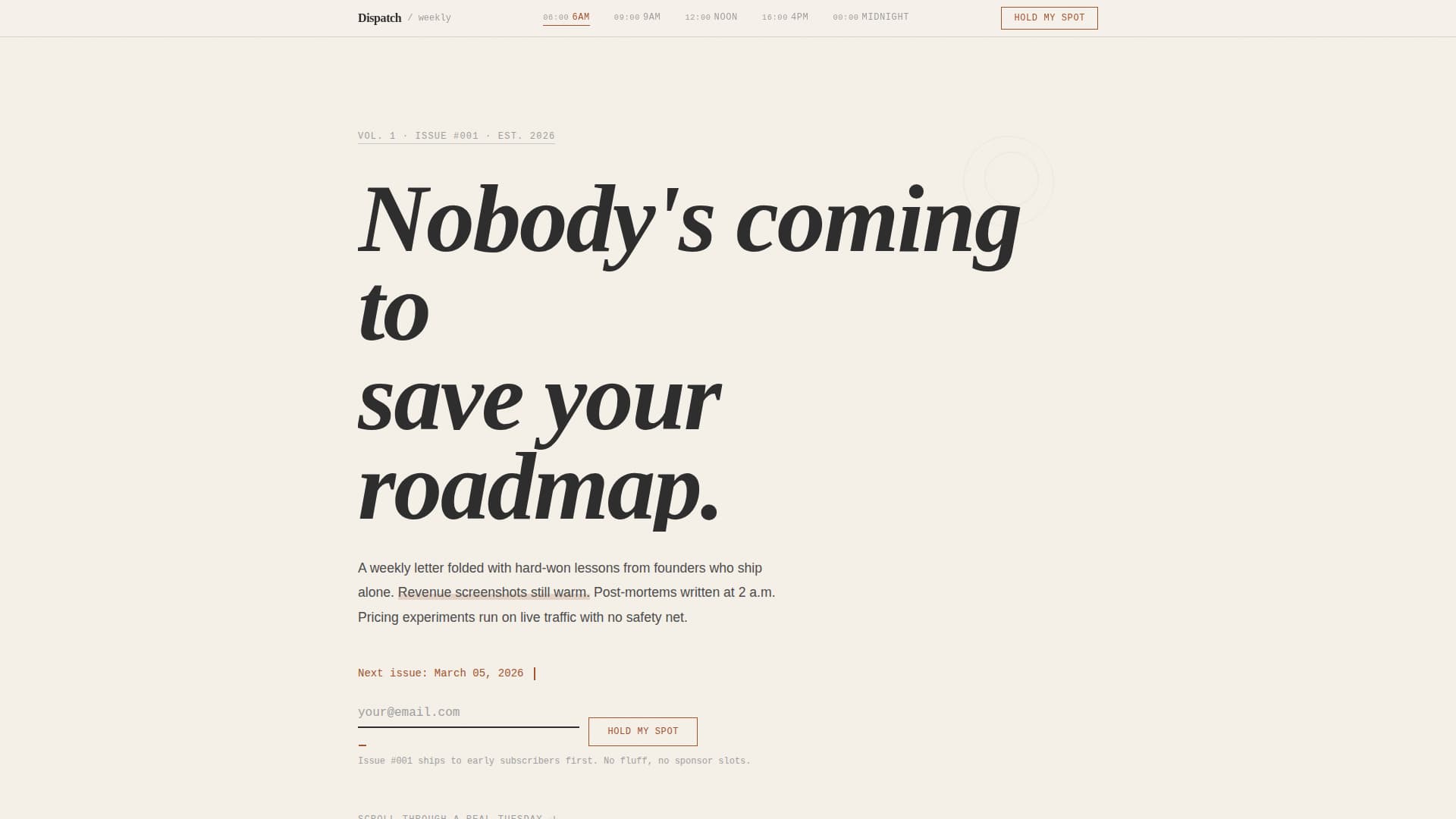 Indie — Expert Developer Landing Page Template