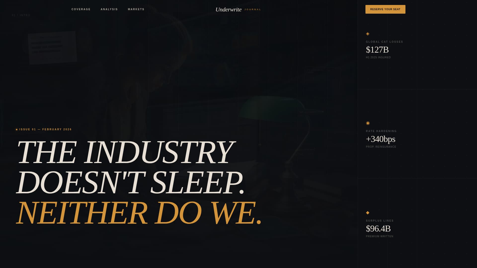 Insurance Blog & Media Pre-Launch Website Template