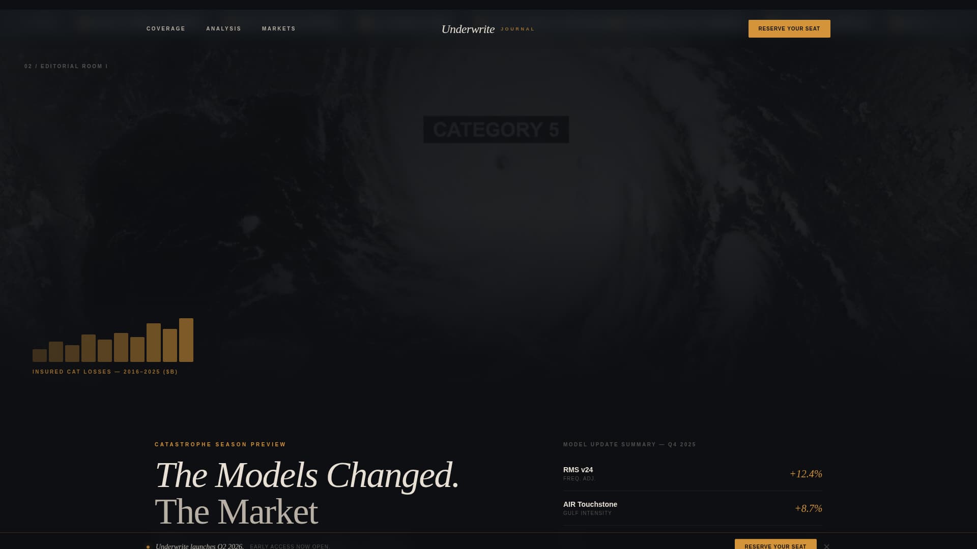 Insurance Blog & Media Pre-Launch Website Template
