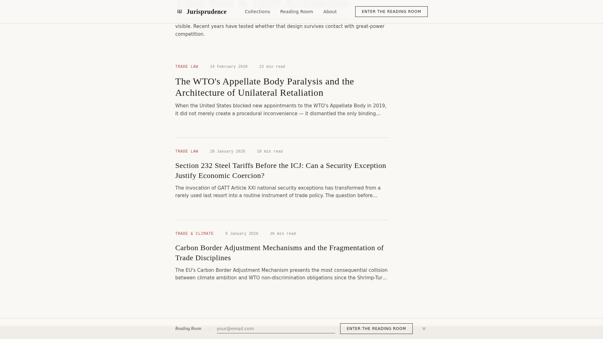 Jurisprudence - Authoritative Internationallaw Landing Page Template