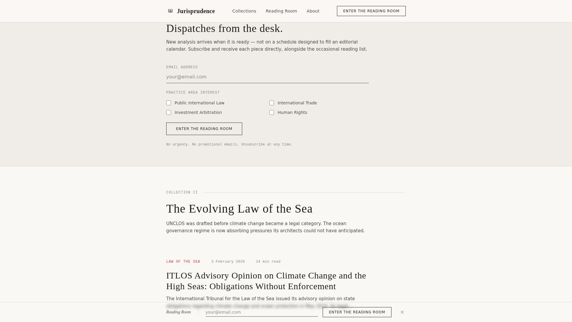 Jurisprudence - Authoritative Internationallaw Landing Page Template