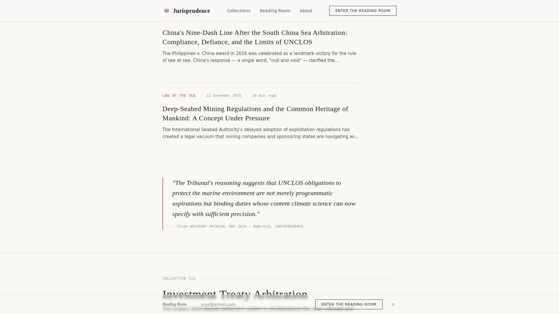 Jurisprudence - Authoritative Internationallaw Landing Page Template
