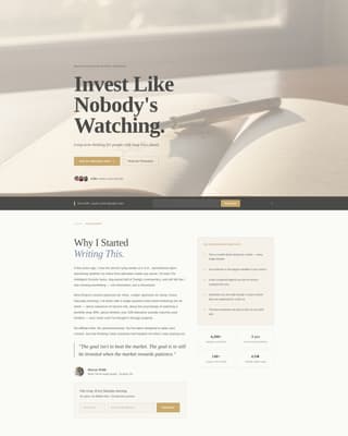Specialist Business & Finance Blog Portfolio & Case Study Website Template