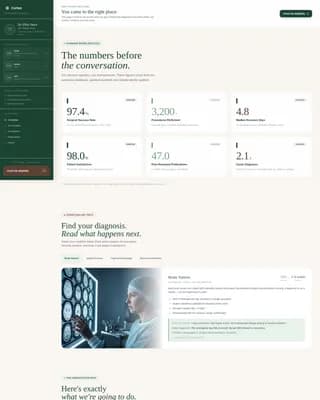 Neurosurgeon Specialist Booking Website Template