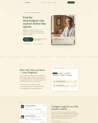 Neurosurgeon Reviews Website Template