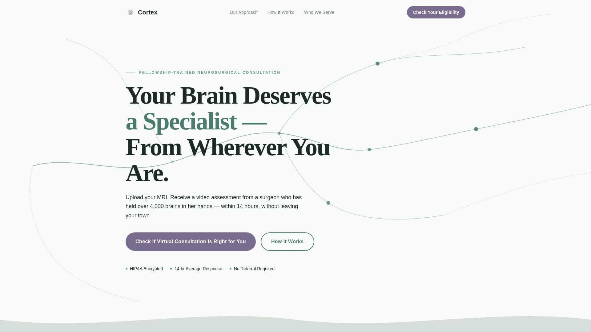 Neurosurgeon Reviews Website Template