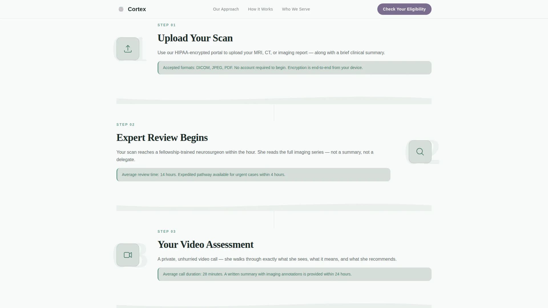 Neurosurgeon Reviews Website Template