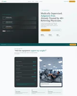 Obesity Care Booking Website Template