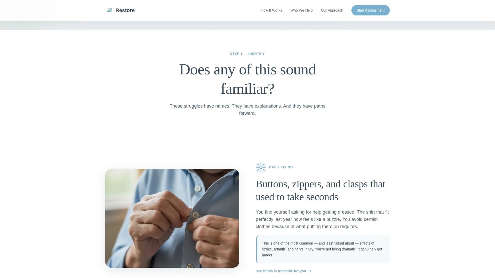 Occupational Therapist Booking Website Template