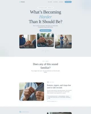 Occupational Therapist Booking Website Template