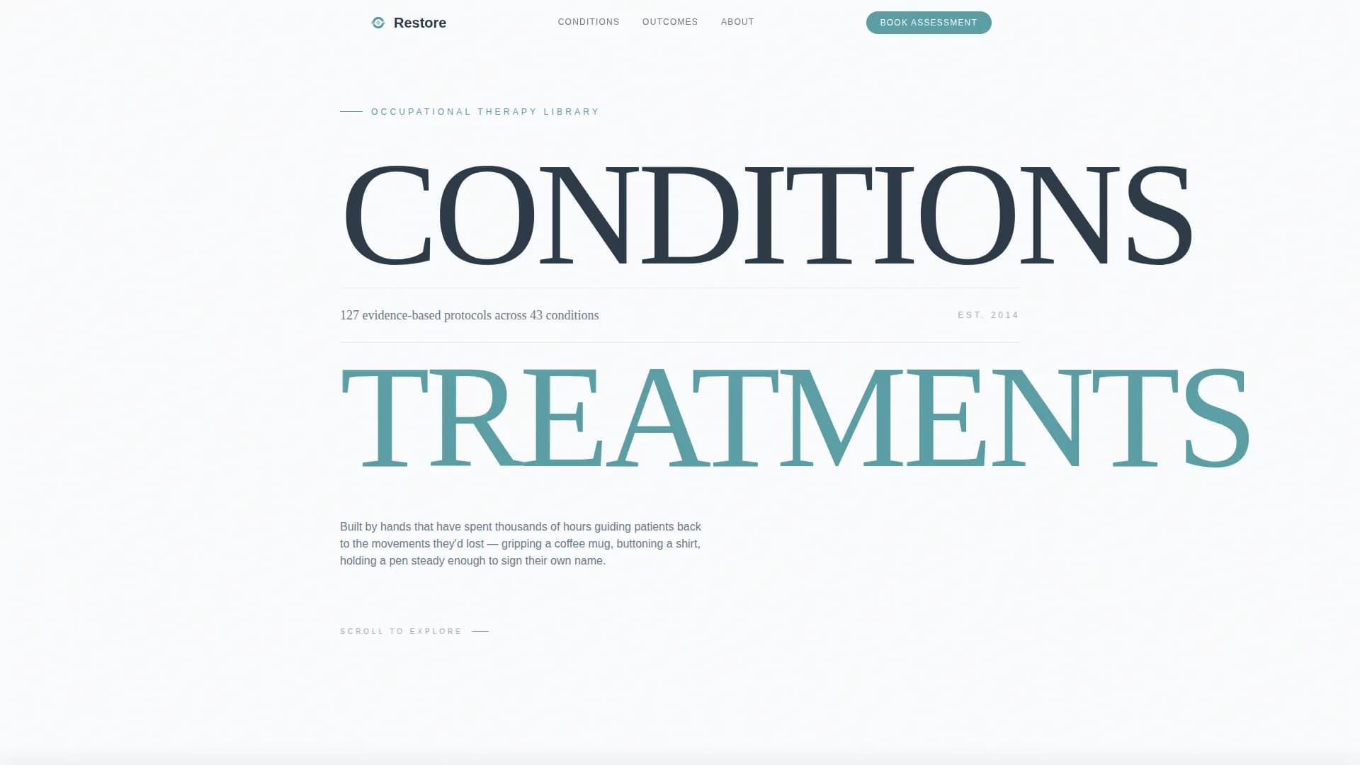 Thrive - Occupational Therapy Landing Page Template