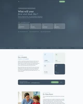 Restore - New Patient Landing Page Template