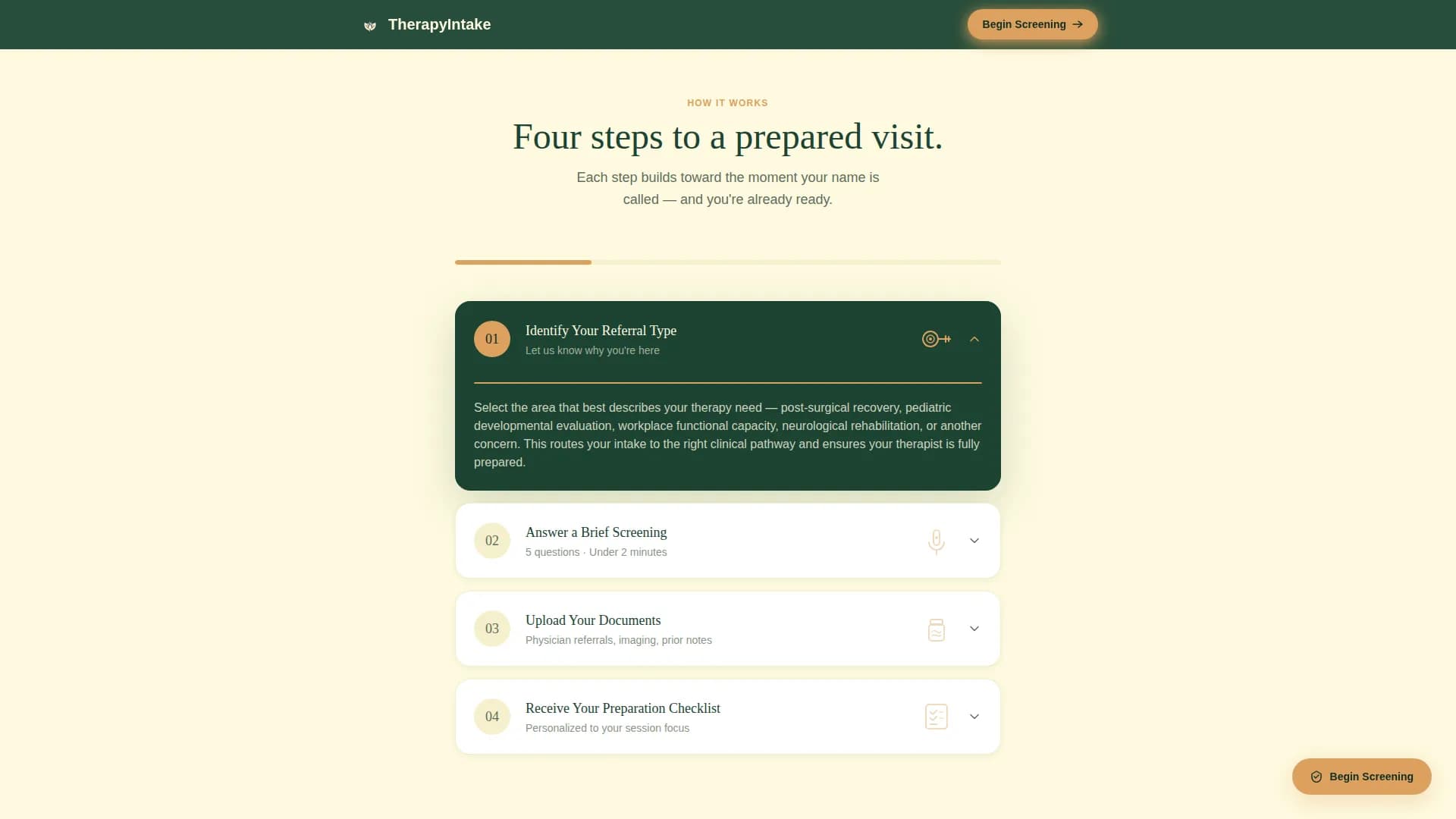 Thrive - Patient Portal Landing Page Template