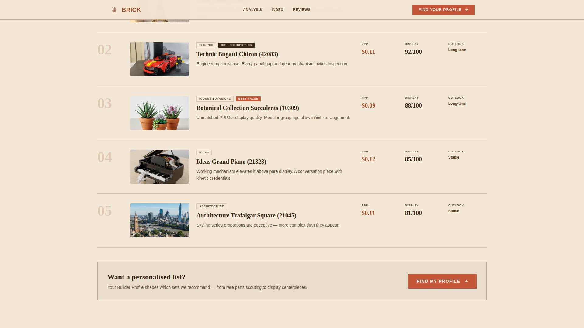 Brick - Authoritative Builder Landing Page Template