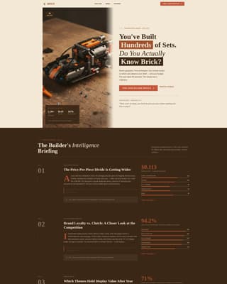 Brick - Authoritative Builder Landing Page Template