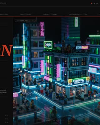 Brick - Editorial Lego Landing Page Template