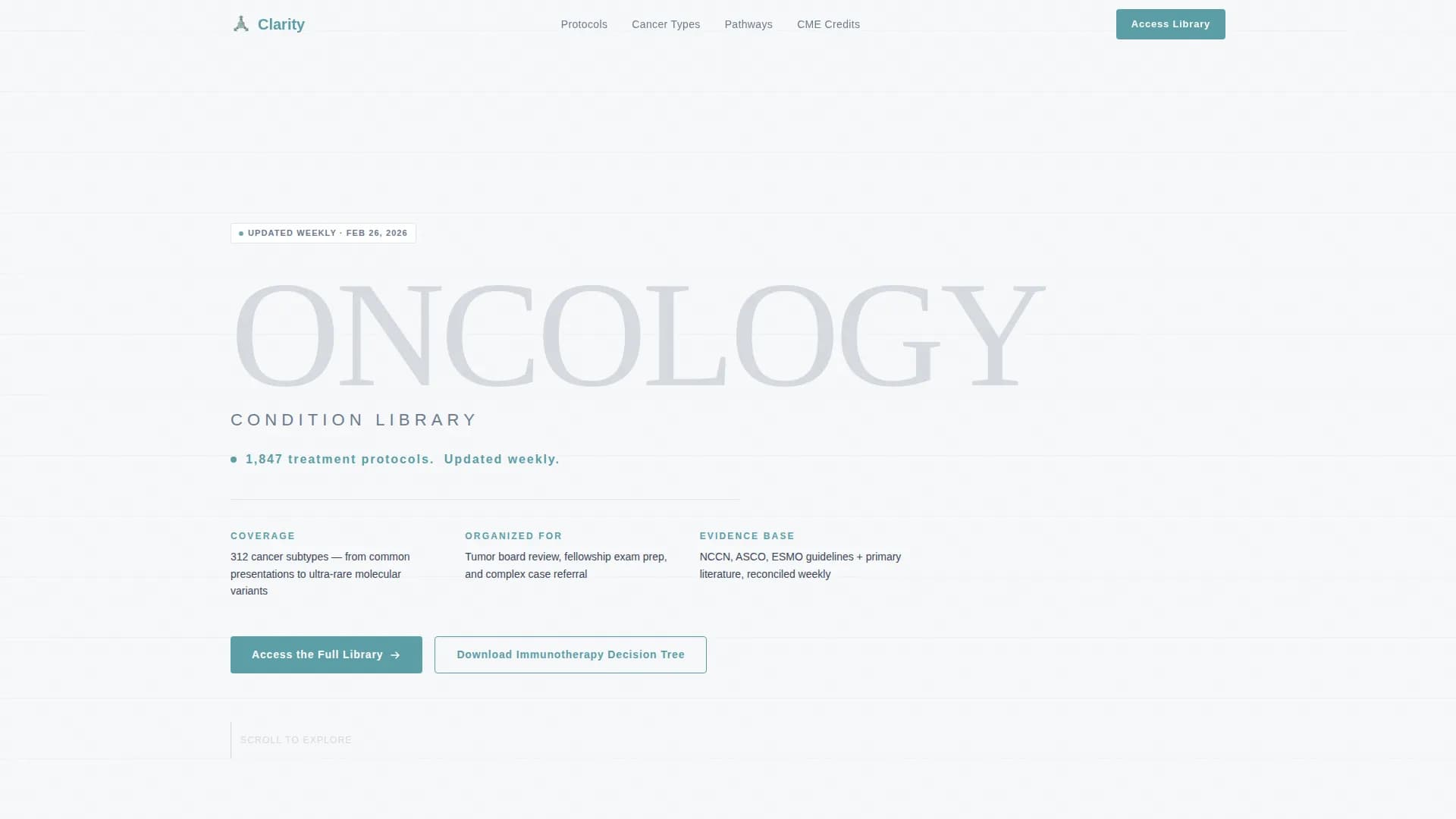 Oncologist Education Website Template