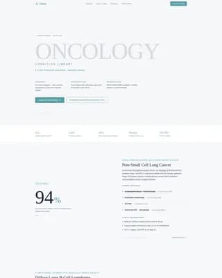 Oncologist Education Website Template
