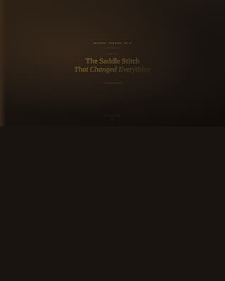Awl - Cinematic Leatherworking Landing Page Template