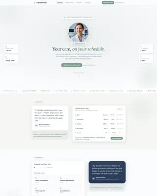 Oncologist Booking Website Template