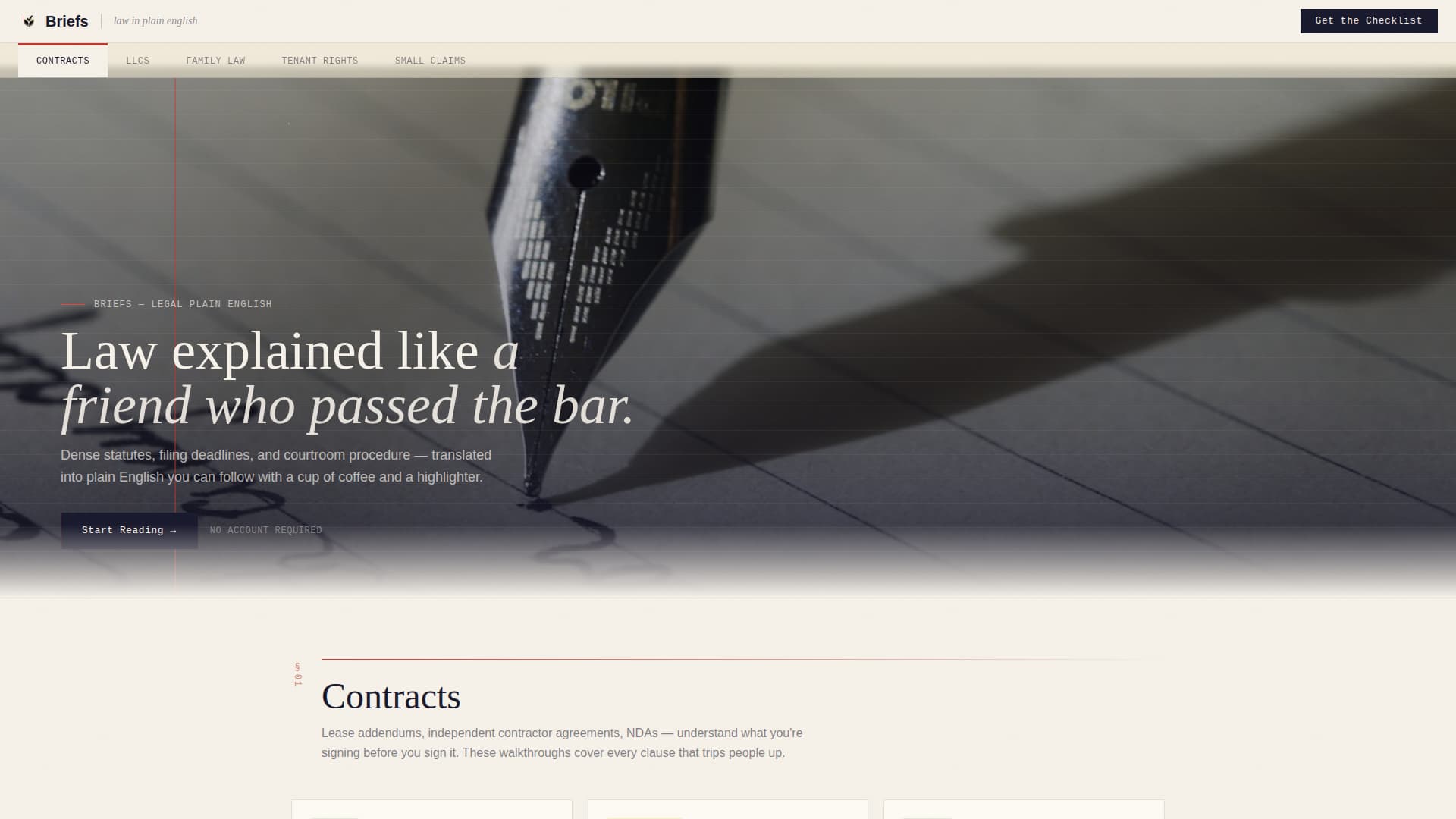 Briefs — Proven Legal Services Landing Page Template