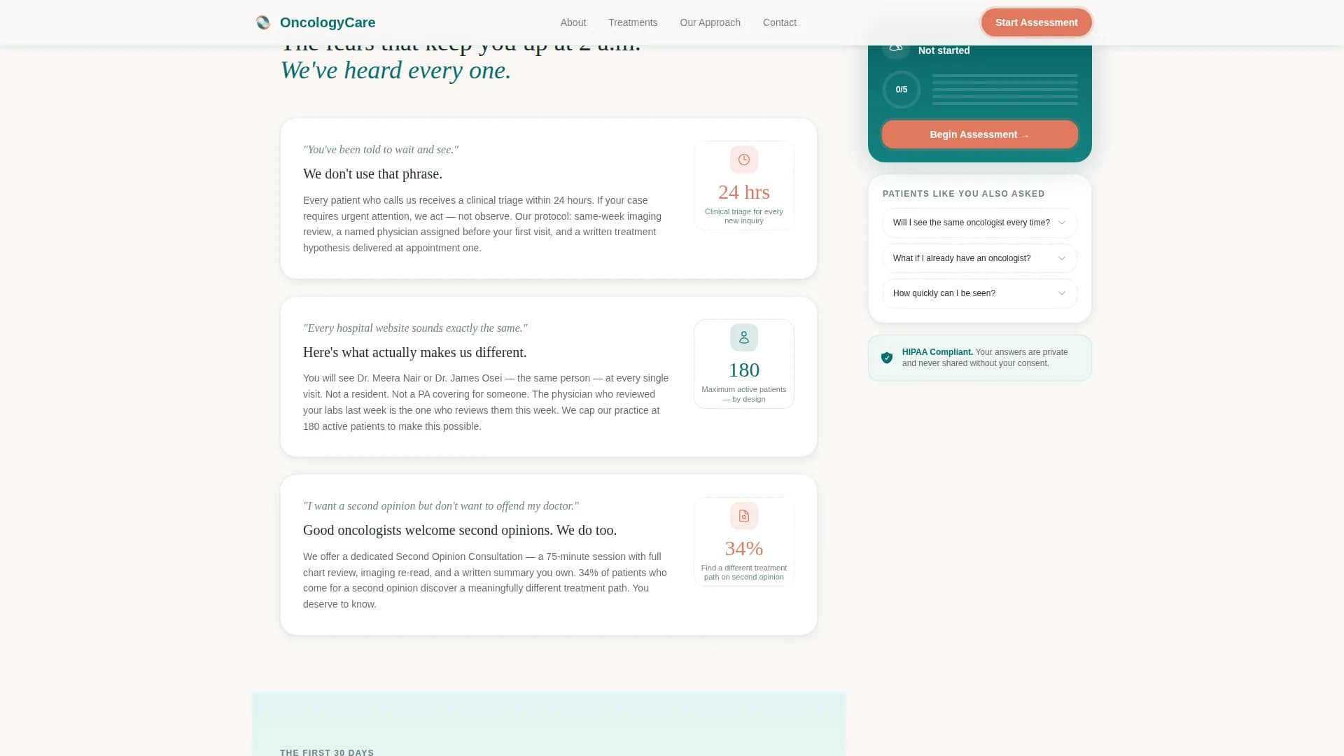 Oncology Medicine Professional Website Template
