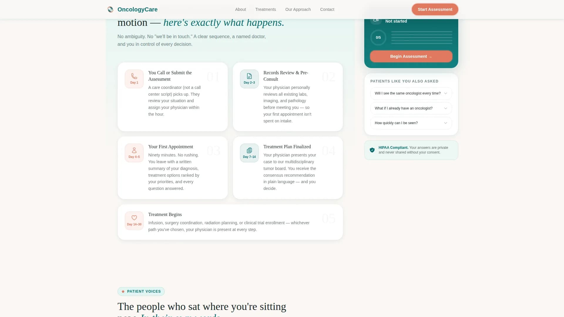 Oncology Medicine Professional Website Template