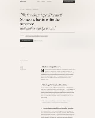 Counsel - Authoritative Legal Landing Page Template