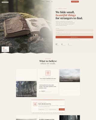 Letterbox - Artisan Community Landing Page Template