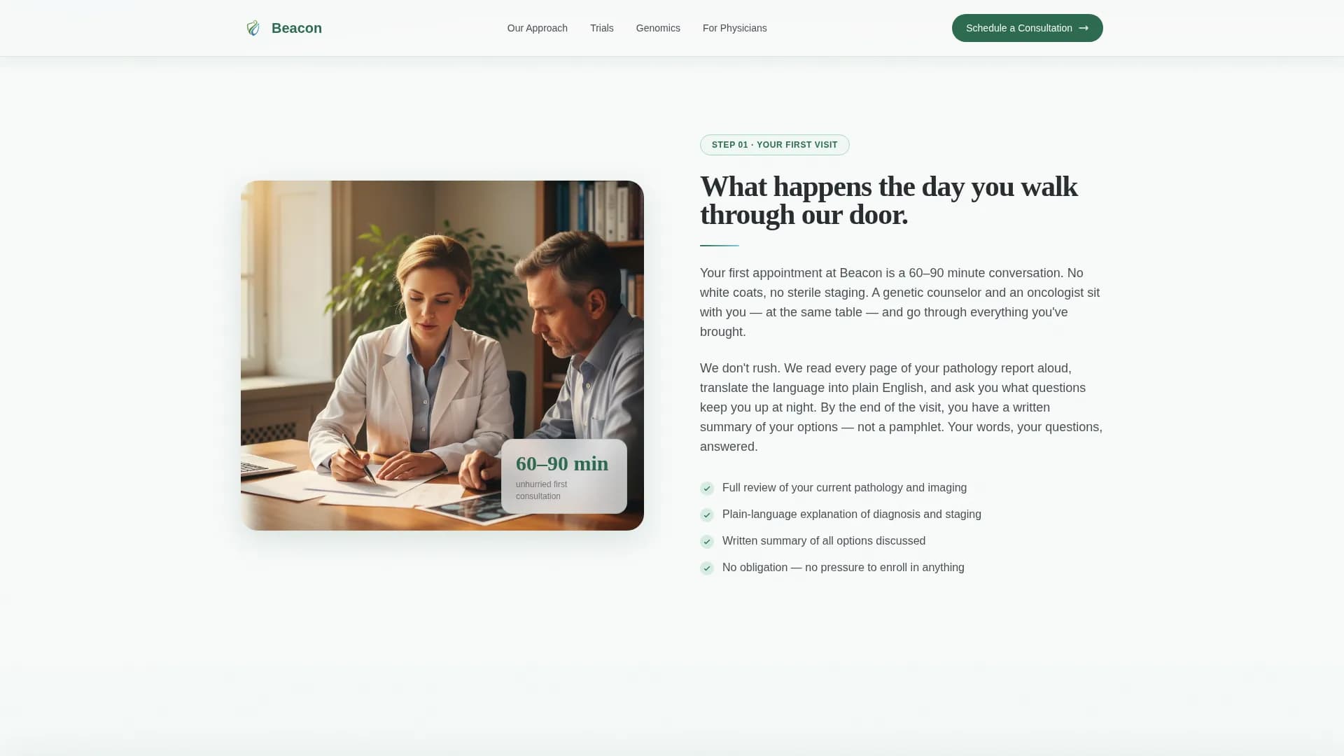 Oncology Medicine Education Website Template