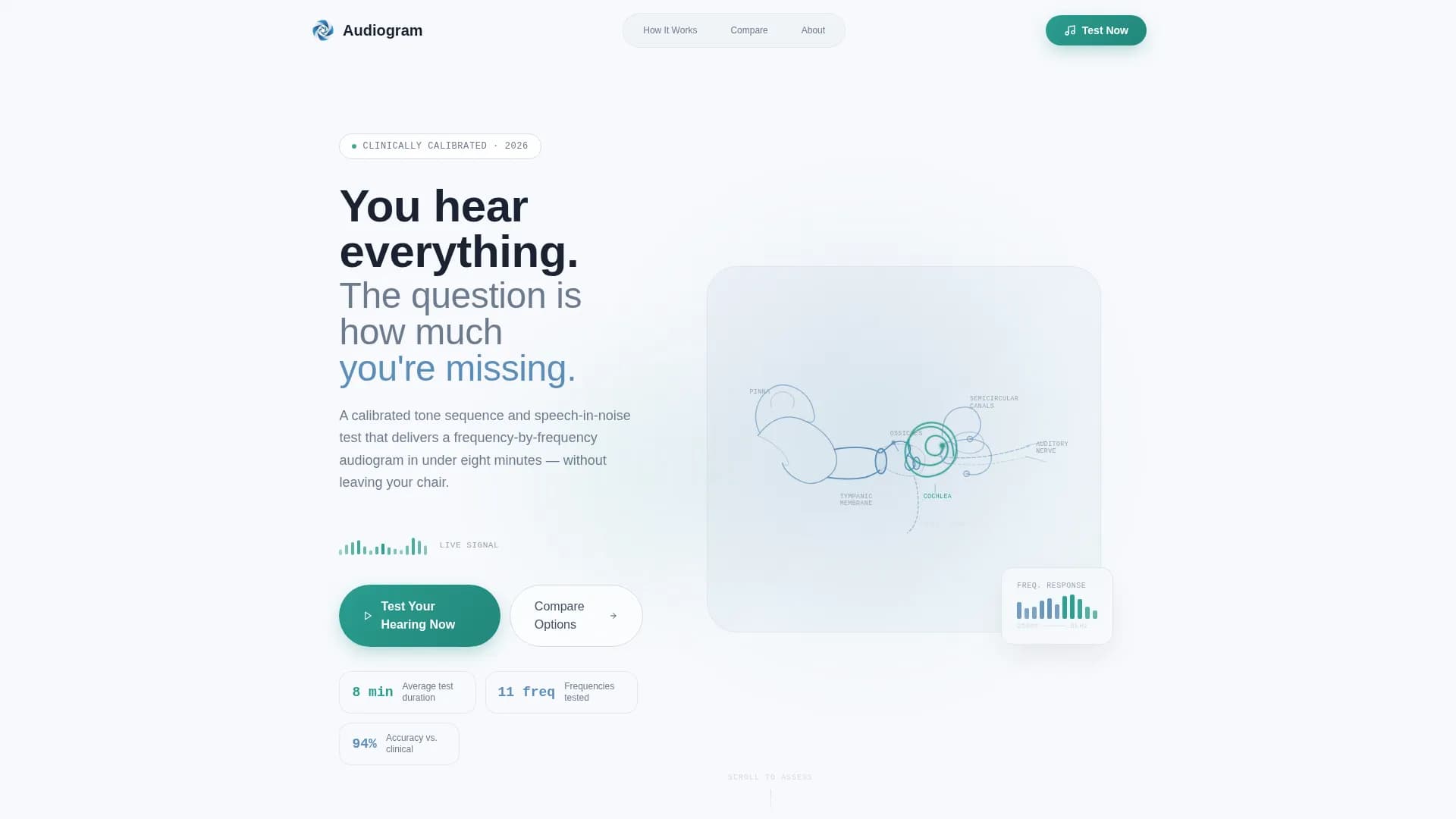 Hearing & Audiology Comparison Website Template