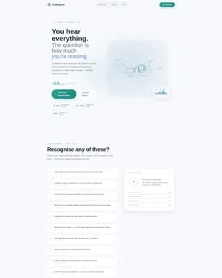 Hearing & Audiology Comparison Website Template