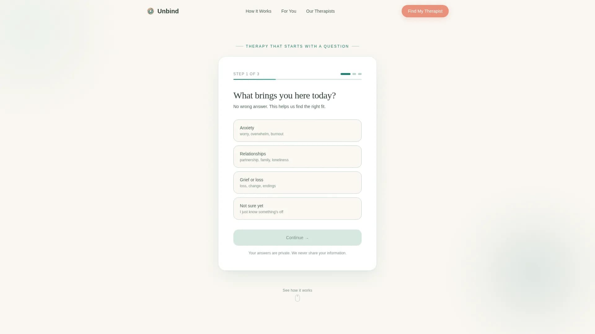 Mental Health & Psychiatry Booking Website Template