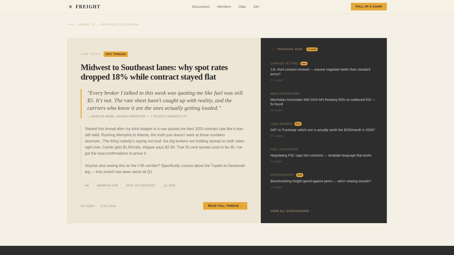 Freight - Dynamic Logistics Landing Page Template