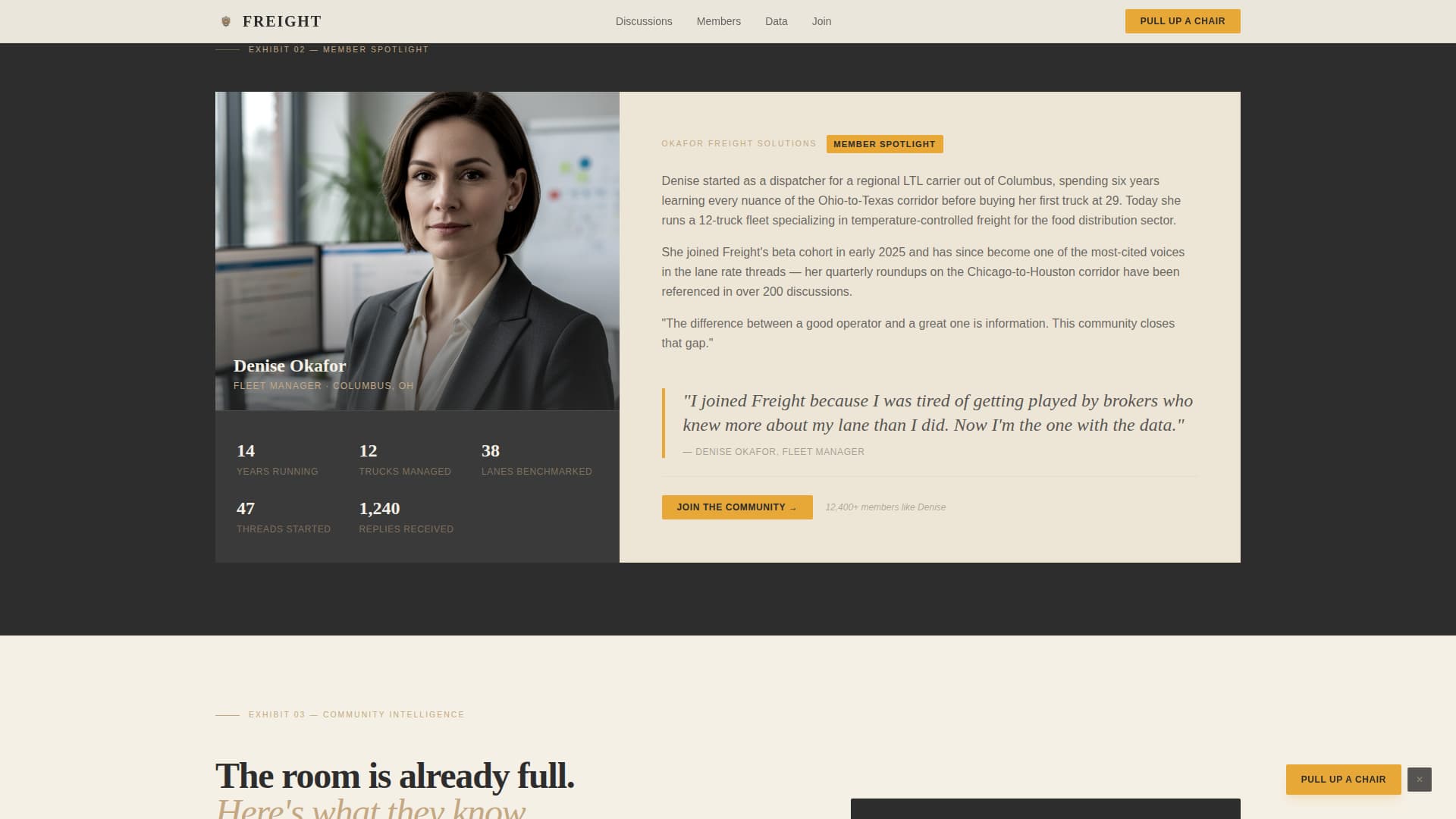 Freight - Dynamic Logistics Landing Page Template