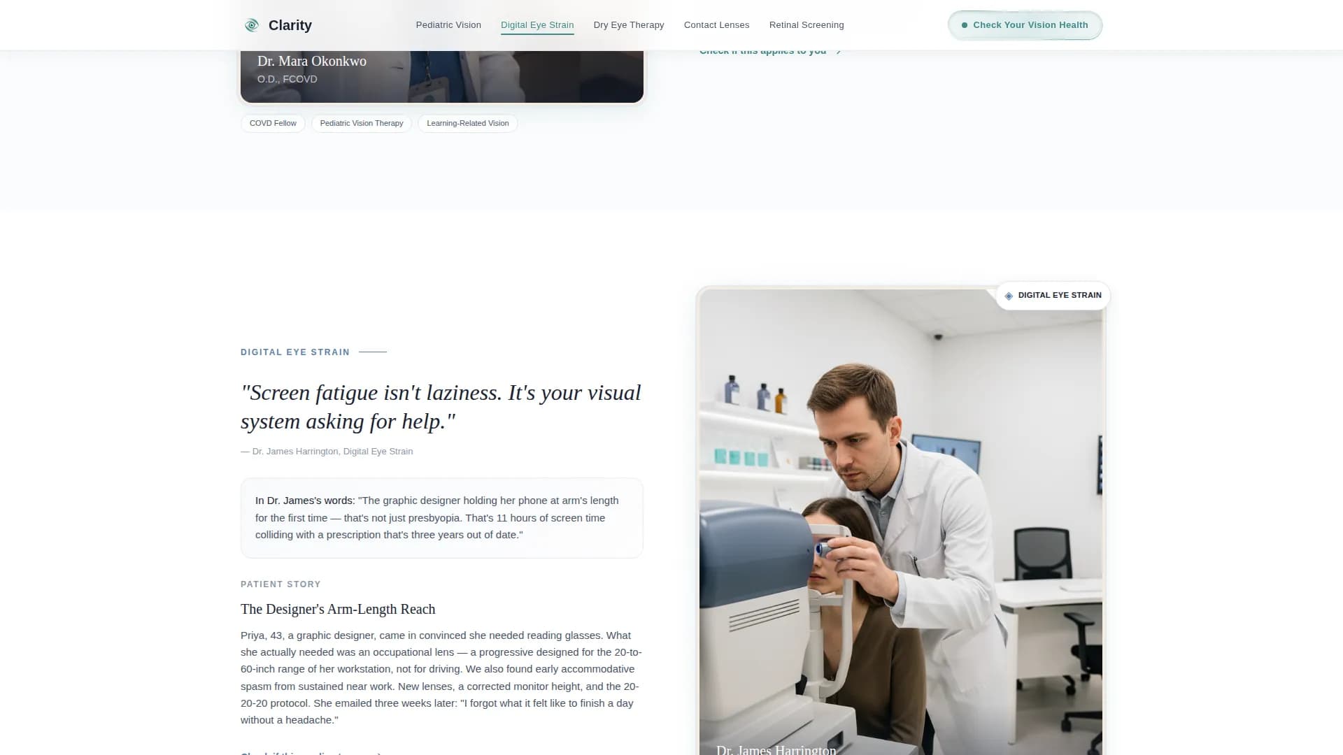 Clarity - Practice Growth Landing page Template