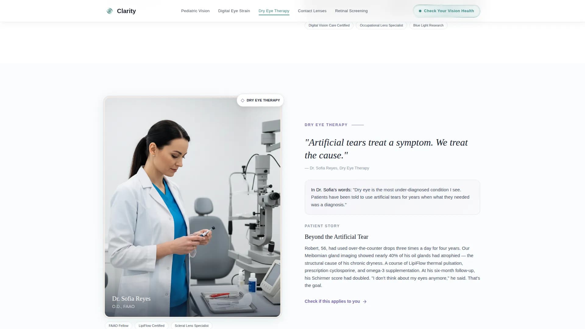 Clarity - Practice Growth Landing page Template