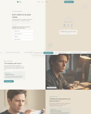 Optometrist Specialist Booking Website Template