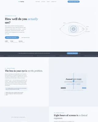 Optometrist Booking Website Template