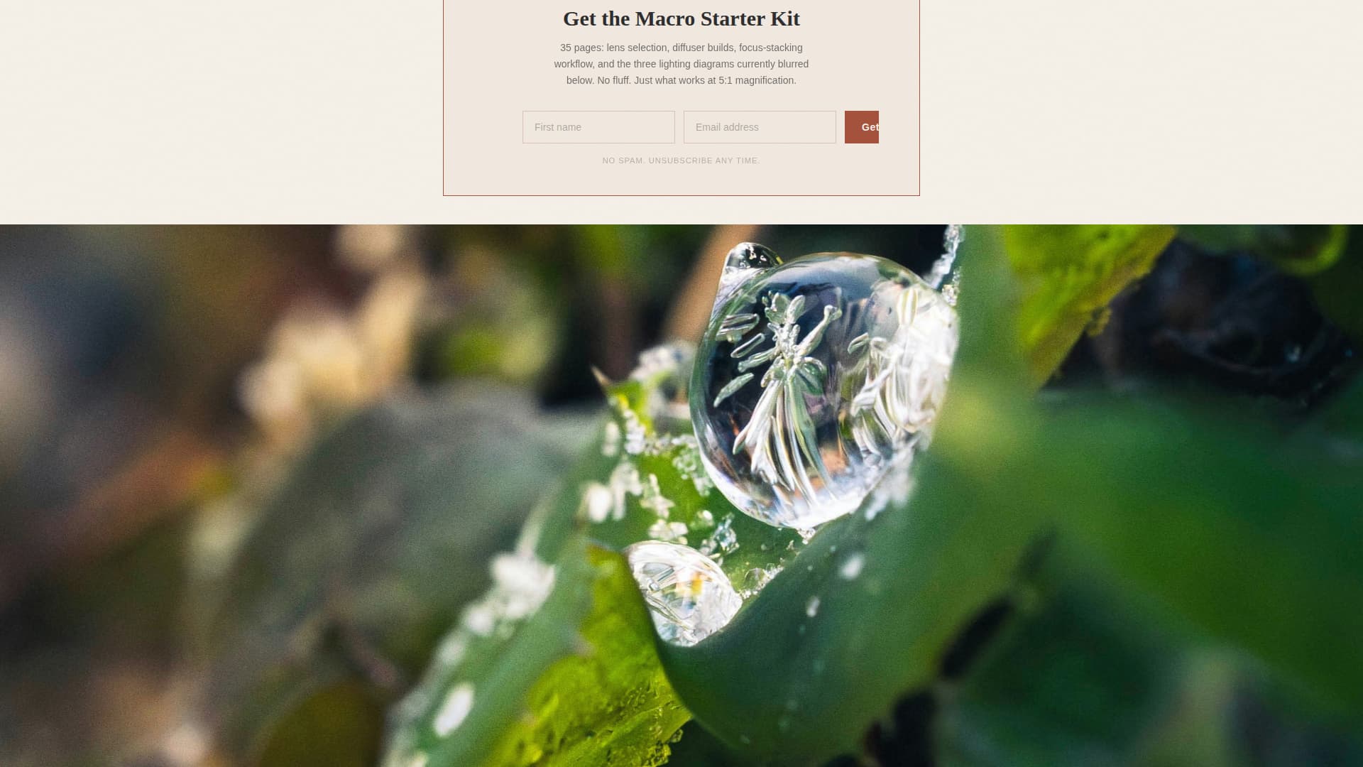 Macropress - Captivating Photography Landing Page Template